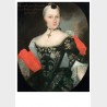 Pocztówka – Autor nieznany, Portret Henrietty von der Recke