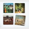 Podkładki korkowe – Cztery pory roku