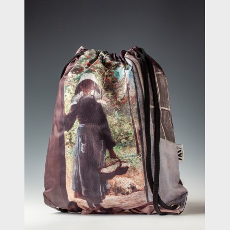 Plecak z nadrukiem – Anna Bilińska, Bretonka na progu domu