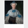 Pocztówka – Autor nieznany, Portret Christiane Wilhelmine von Schwerin