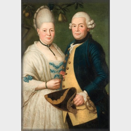 Magnes – Autor nieznany, Portret pary małżeńskiej, ok. 1780