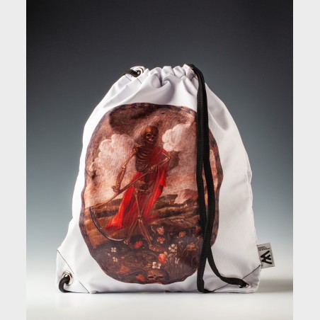 Plecak z nadrukiem – Artysta nieznany, Śmierć kosząca kwiaty