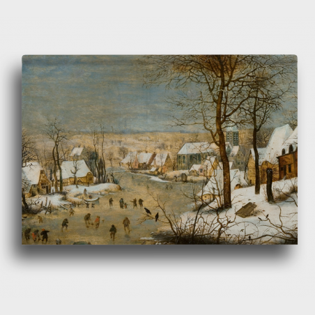 Notes A6 – Pieter Brueghel młodszy (pracownia) Pejzaż zimowy z...