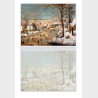Notes z kartkami samoprzylepnymi – Pieter Brueghel młodszy (pracownia) Pejzaż zimowy z łyżwiarzami i pułapką na ptaki