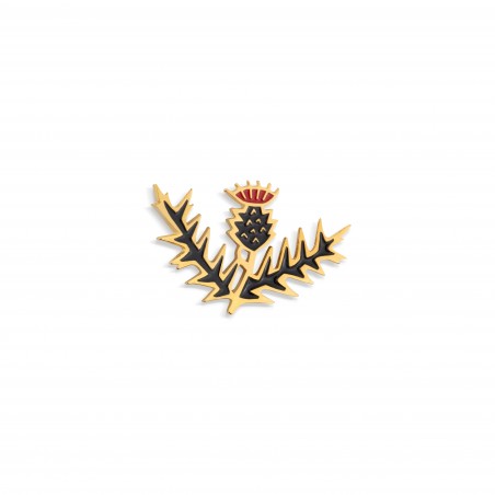 Przypinka - oset  (proj. Marcelina Jarnuszkiewicz)