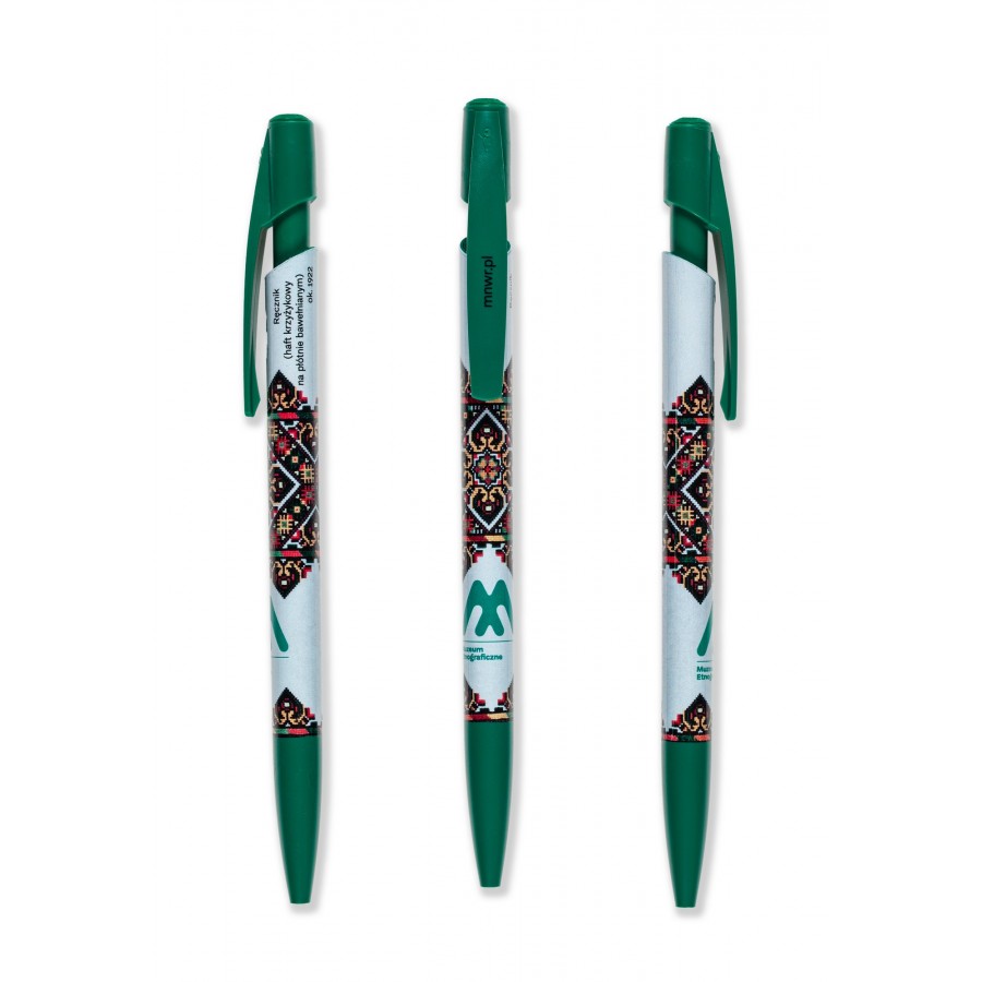 Długopis – Ręcznik (haft krzyżykowy na płótnie bawełnianym)